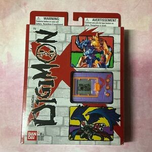 Digimon Purple Tamagotchi Handheld Virtual Pet